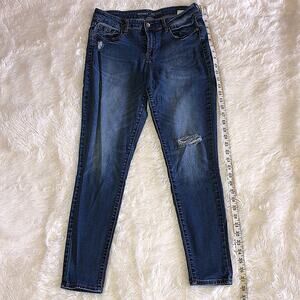Old Navy Mid-Rise Rockstar Super Skinny Jeans Jeggings SZ 8